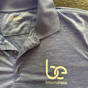 Men's Blue Paragon Boundless Polo Shirt